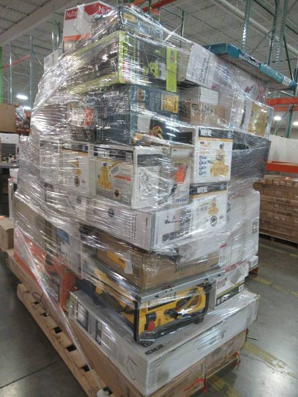 lot 20 image: WHOLESALE MIXED PALLET OF RETURNS - SMALL HOUSEWARES, TOOLS, PATIO FURNITURE AND MORE