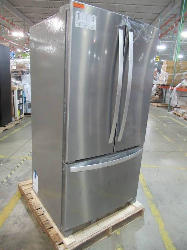 lot 56 image: Whirlpool 25.2-cu ft French Door Refrigerator with Ice Maker (Fingerprint-Resistant Stainless Steel) ENERGY STAR WRF535SWHZ