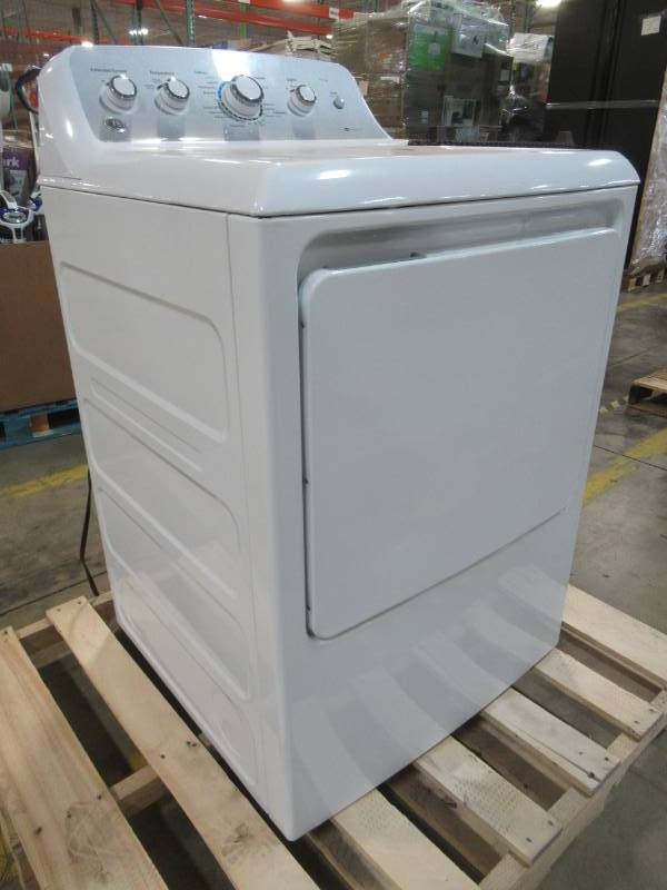 lot 59 image: GE 7.2-cu ft Gas Dryer (White) GTD45GASJWS - VERY SLIGHTLY USED - LIKE NEW