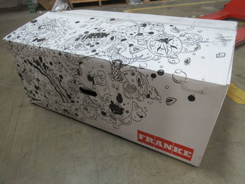 lot 33 image: Franke Primo 33 x 22 X 9 Deep Graphite Single-Basin Granite Drop-In 4-Hole CommercialResidential Kitchen Sink DIG61091-GRA