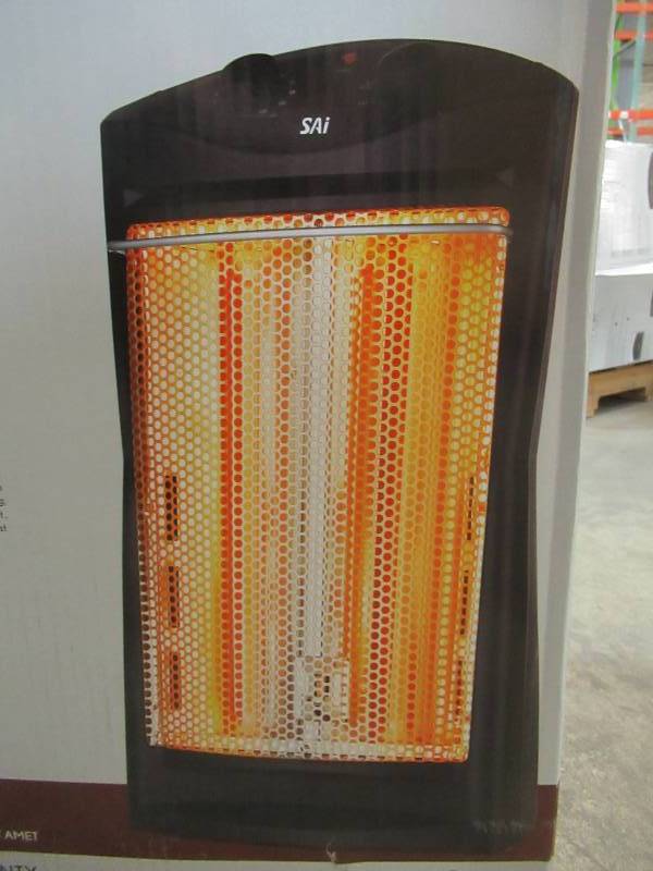 Sai 1500-Watt Quartz Tower Heater, Black, DF1511-A. | MN HOME OUTLET  AUCTION BURNSVILLE #87 | K-BID