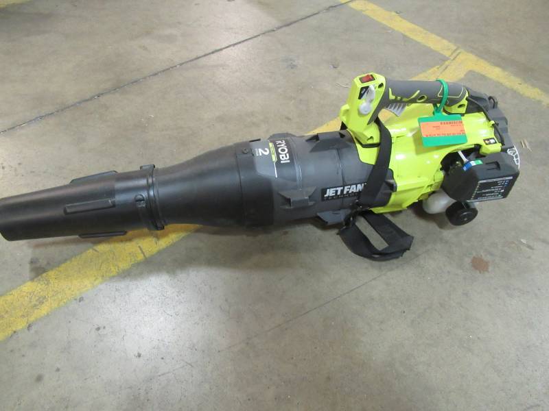 lot 11 image: Ryobi 160 MPH 520 CFM 25cc Gas Jet Fan Blower, RY25AXB - NEW