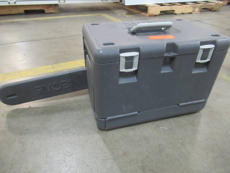 lot 13 image: Ryobi 14 in. 37cc 2-Cycle Gas Chainsaw With Case, RY3714
