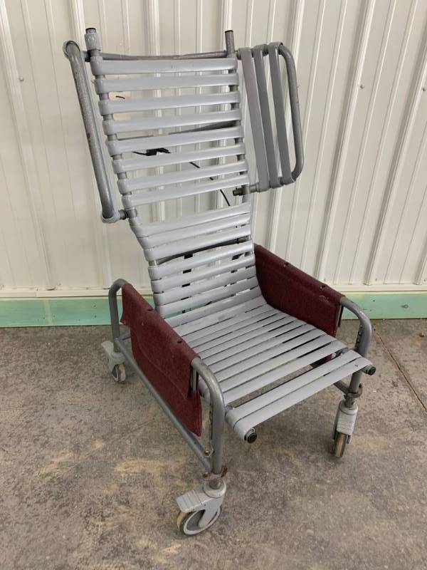 Mobile Fully Washable Surface Bathing  Deck Chair Wheelchair - Reclines A Bit Too