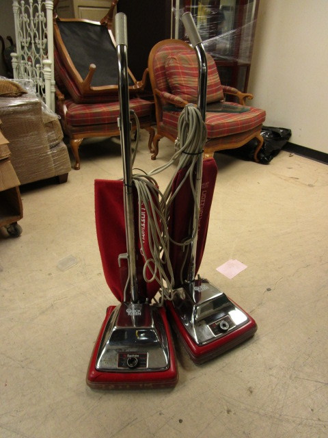 lot 126 image: TWO SANITAIRE UPRIGHT VACUUMS