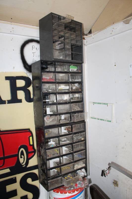lot 184 image: Lot of (3) Parts Organizer Cabinets
