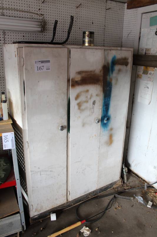 lot 167 image: Wood Shop Cabinet