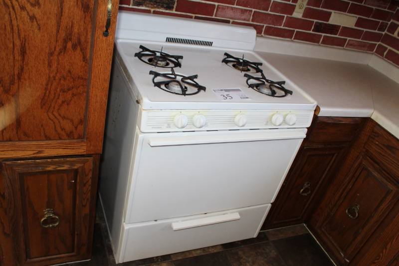 lot 35 image: Premier Gas Oven with 4-Burner Stove
