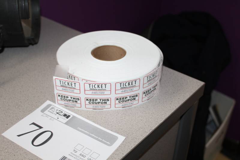 lot 70 image: Raffle Tickets