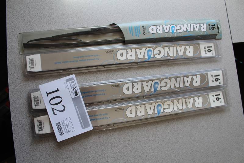 lot 102 image: Lot of (4) Trico Rainguard 16-inch Wiper Blades