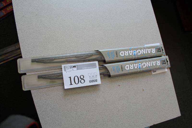 lot 108 image: Lot of (2) Trico Rainguard 21-inch Wiper Blades