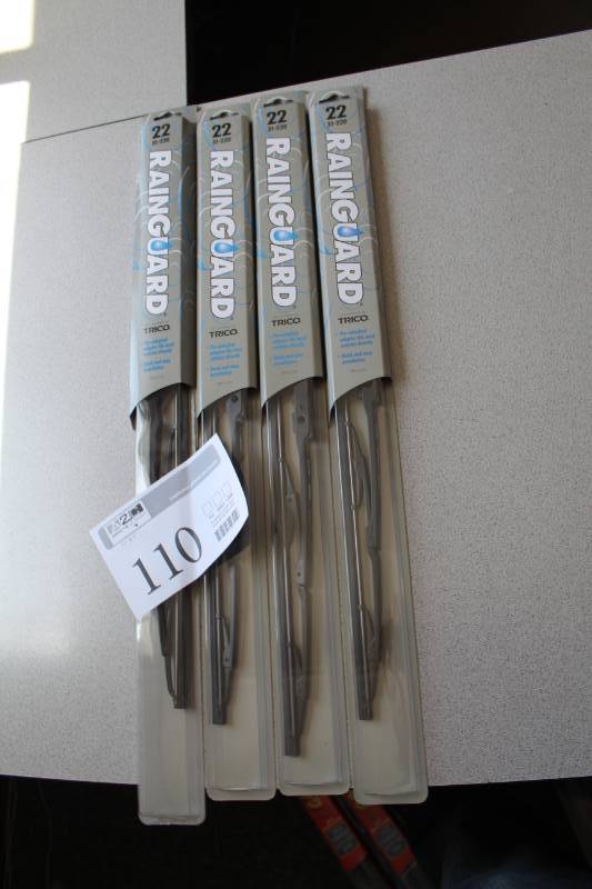 lot 110 image: Lot of (4) Trico Rainguard 22-inch Wiper Blades
