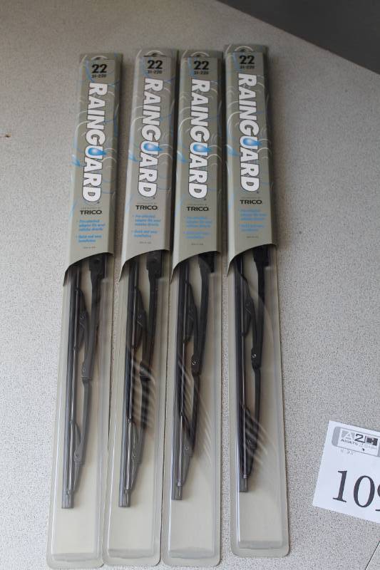 lot 109 image: Lot of (4) Trico Rainguard 22-inch Wiper Blades
