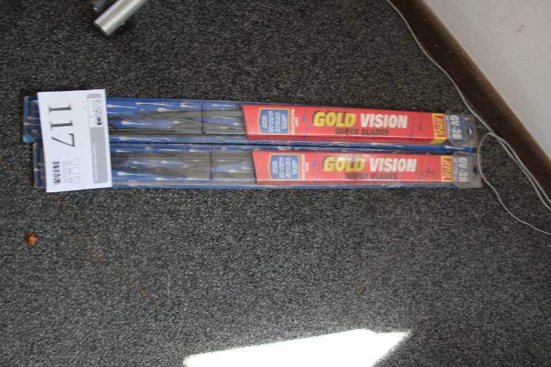 lot 117 image: Lot of (2) Gold Vision 28-inch Wiper Blades