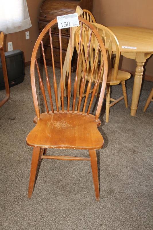 lot 150 image: Wood Dining Chair