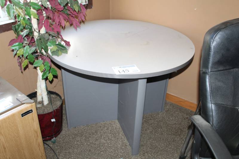 lot 145 image: Round Office Table