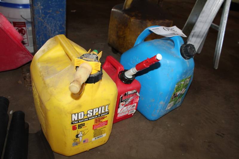 lot 310 image: Plastic Gas Cans