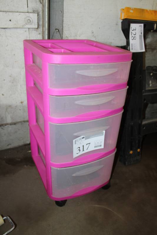 lot 317 image: 4-bin Storage Tote