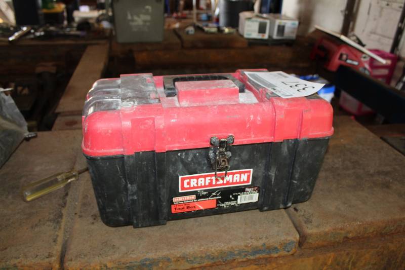 lot 337 image: Craftsman Tool Box with Drywall Tools