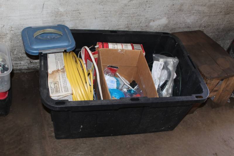 lot 331 image: Electrical Supplies - Building Wire, Outlet Baskets, Outlet Covers, And More Electrical