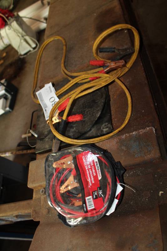 lot 330 image: Lot of (2) Jumper Cables, Booster Cables