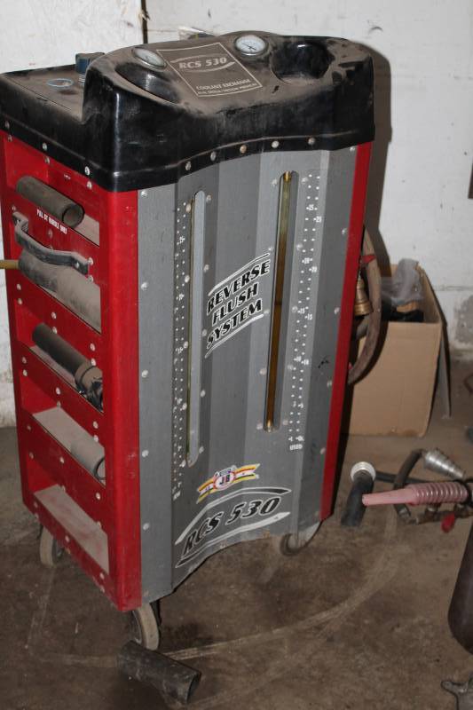lot 6 image: RCS 530 Reverse Flush Radiator Coolant Exchange Dual System with VacuumPressure
