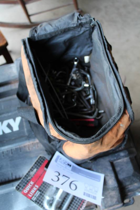 lot 376 image: Tool Bag and Allen Wrenches