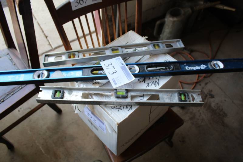 lot 373 image: Lot of (3) Contractor Levels