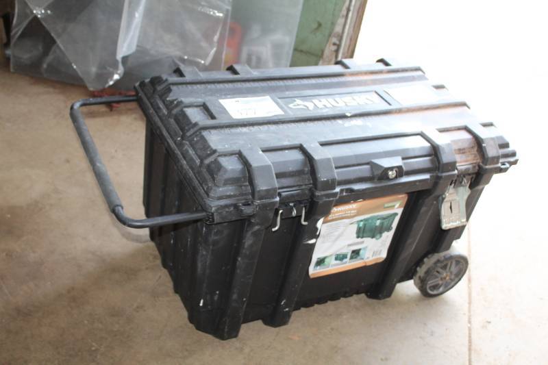 lot 377 image: Husky 37in. Mobile Job Box