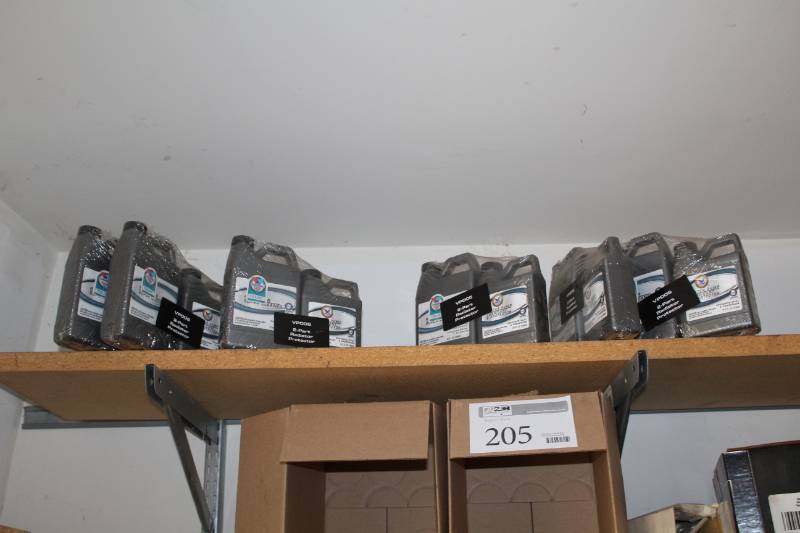 lot 205 image: Valvoline Coolant, Water Pump Libricant, Radiator Fluids