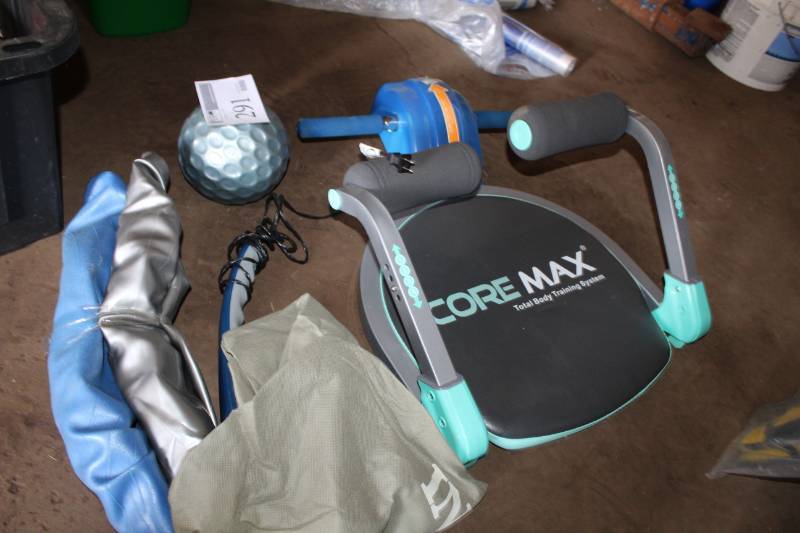 lot 291 image: Core-Max, Ab-Roller and Other Exercise Equipment
