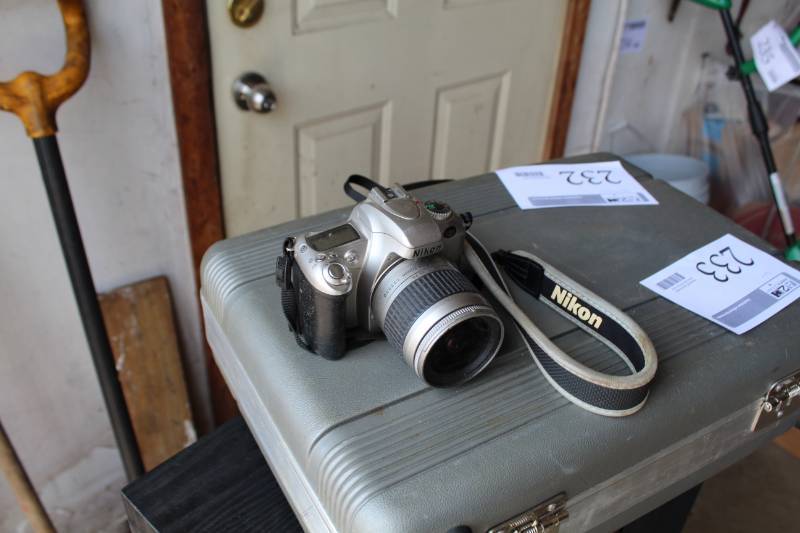 lot 233 image: Nikon N55 35mm SLR Camera with 28-80mm Lens, Camera Strap