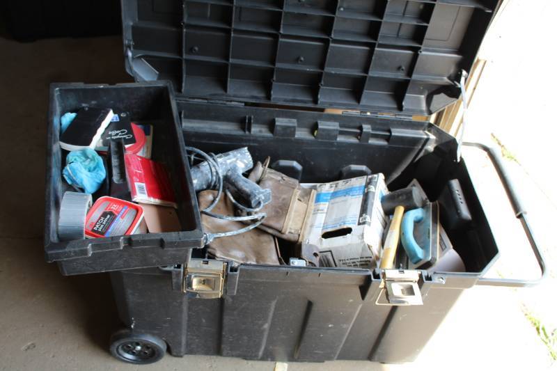 lot 238 image: Window Caulk, Mallet, Trowel, Drill, Duct Tape and More