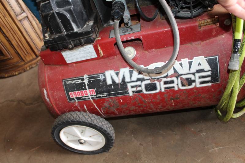 Sanborn Magna Force 20Gallon Air Compressor Newport Auto Shop