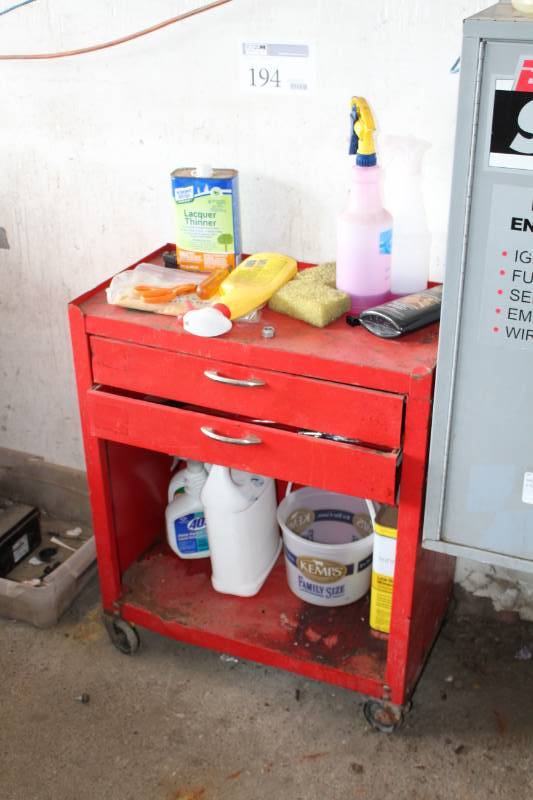 lot 194 image: Rolling Tool Box Cabinet