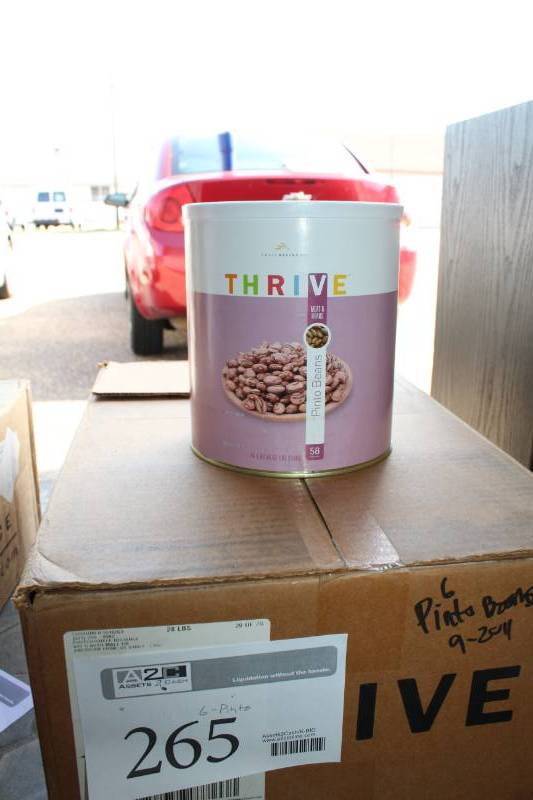 lot 265 image: Thrive Survivalist Food - Pinto Beans