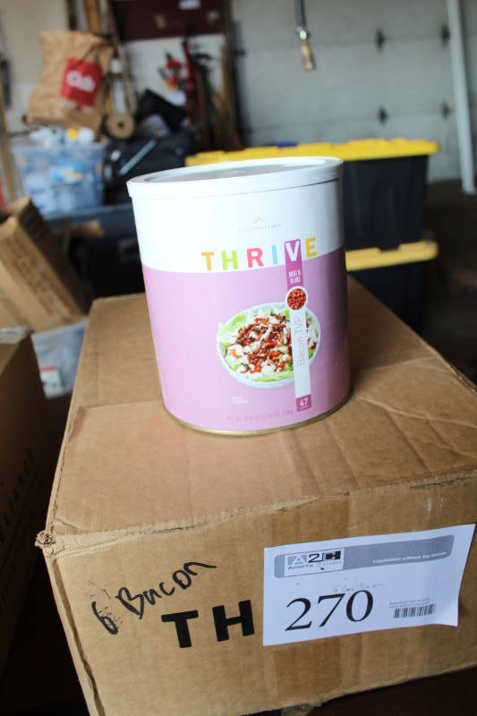 lot 270 image: Thrive Survivalist Food - Bacon TVP