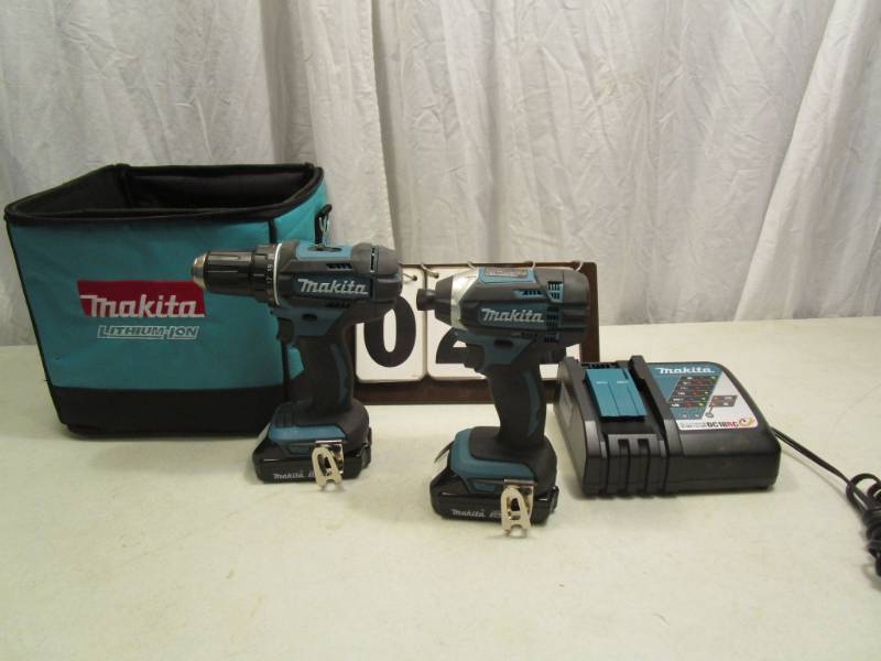 Makita 18V Lithium-ion Cordless Drill - Impact Driver Combo Kit