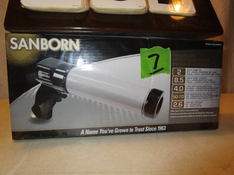 lot 7 image: Sanborn Caulking Gun