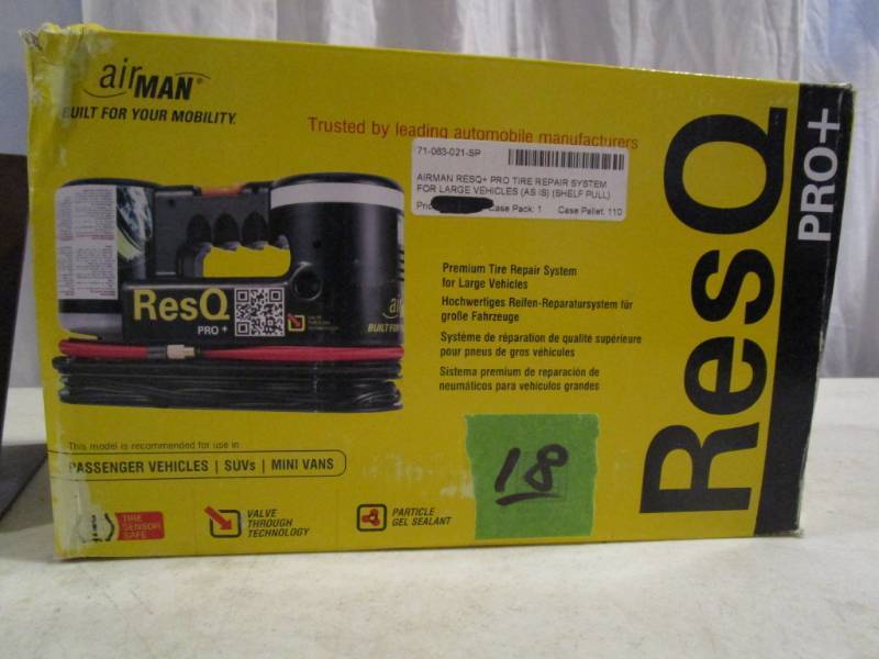lot 18 image: ResO Pro Airman Premium Tire Repair & Inflate System