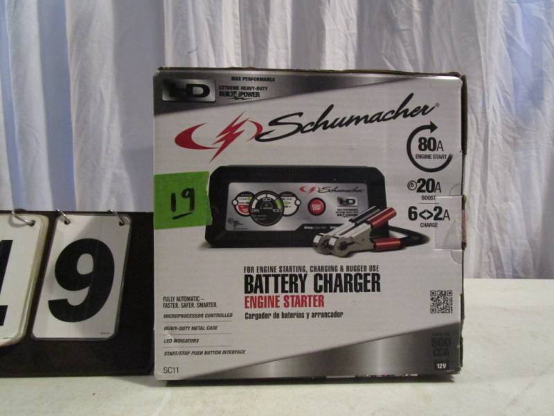 lot 19 image: Schumacher Extreme Heavy Duty Battery Charger