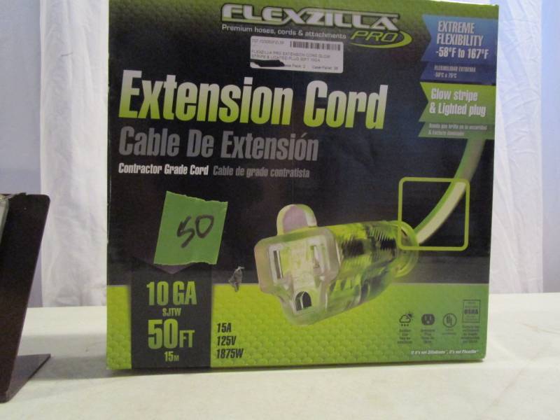 lot 50 image: Flexzilla Pro Extension Cord