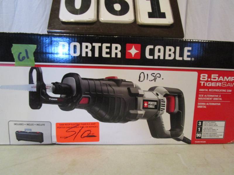 lot 61 image: Porter Cable Orbital Reciprocating Saw