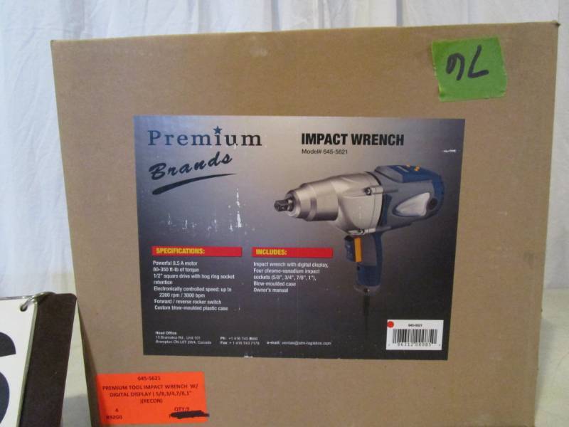 lot 76 image: Premium Brands 12 Impact Wrench