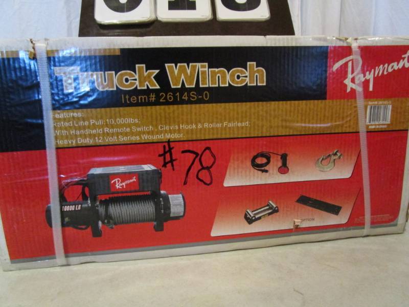 lot 78 image: Raymart 10,000lb Truck Winch