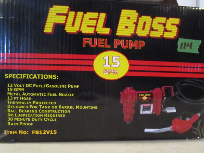 lot 114 image: Fuel Boss Fuel Pump