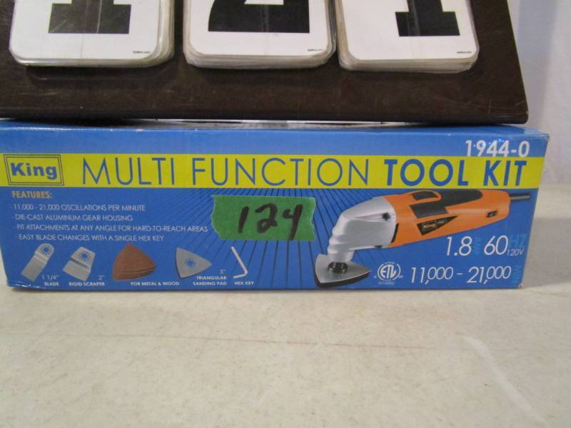 lot 124 image: King Multi-Function Tool Kit