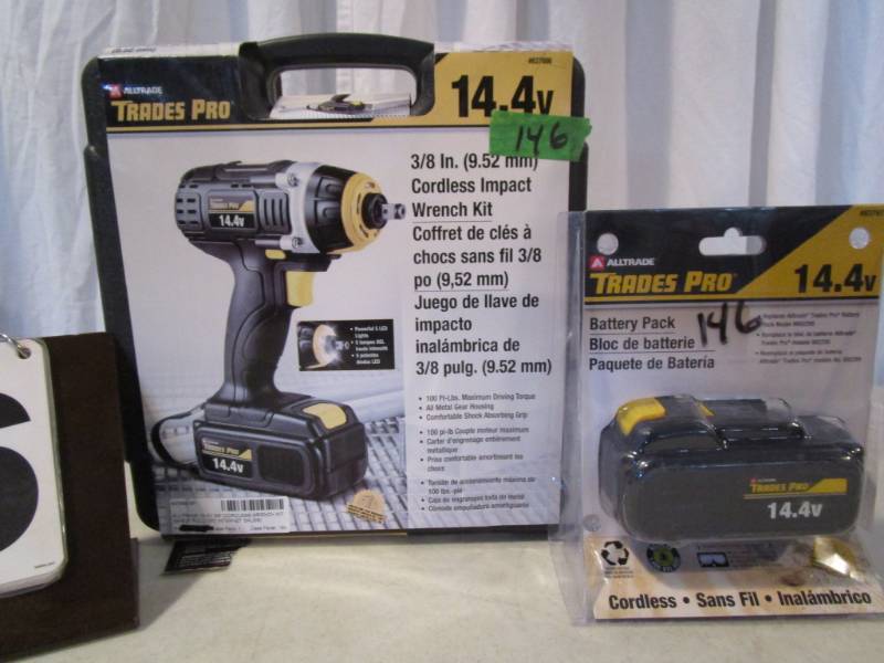 lot 146 image: All Trades Pro 38 Drive Cordless Impact Wrench