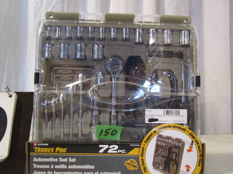 lot 150 image: All Trade Trades Pro 72 Pc Automotive Tool Set