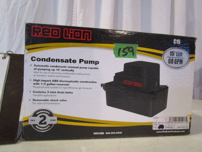 lot 159 image: Red Lion Condensate Pump